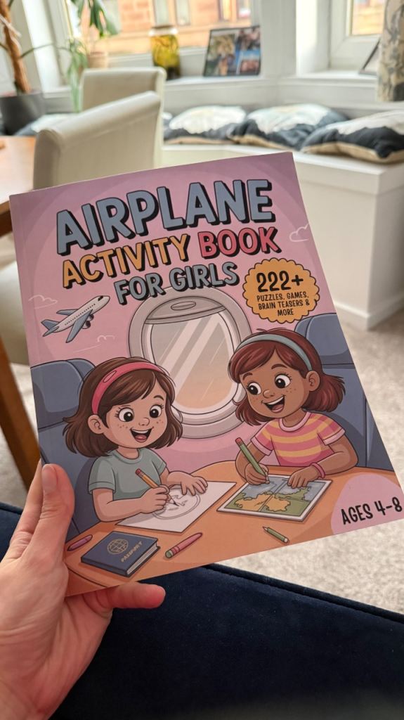 Activity book for girls ages 4-8