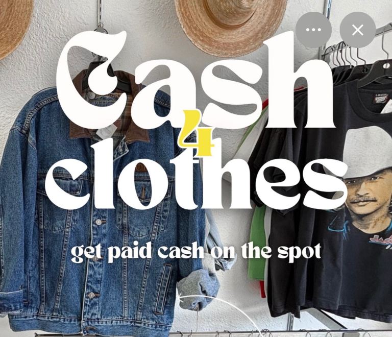 Cash for clothes accessories 