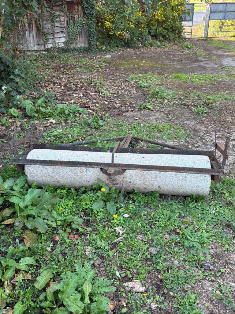 Vintage Granite Field Roller