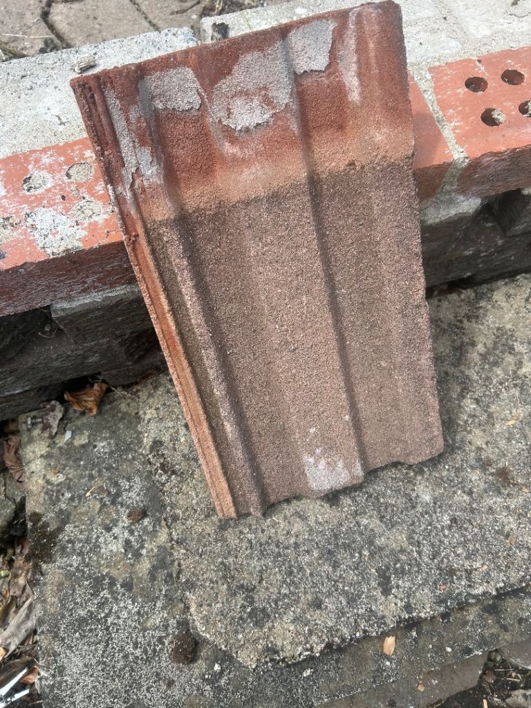Red roof tiles