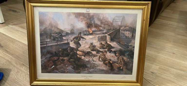 The Bridge at Arnhem by Alan Fearnley print painting 