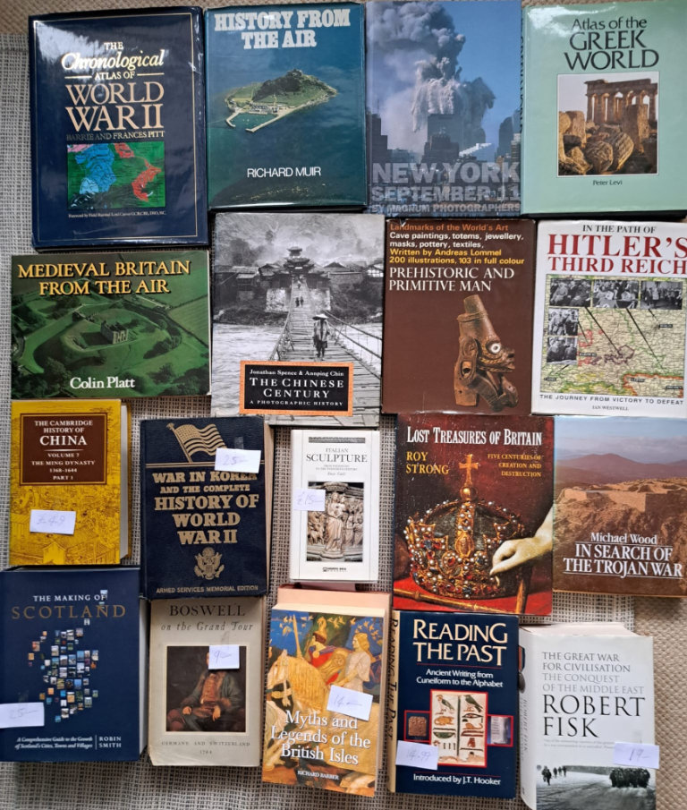 Books History Various from £5 each