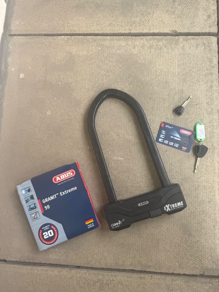 ABUS GRANIT Extreme 59 D-Lock – As Good As New