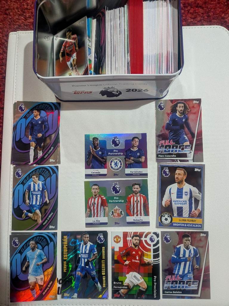 Topps 25/26 Premier League Football Cards Debut Special Shiny Foil Parallel Pick 25 2025/2026