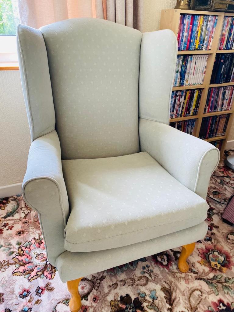 High back arm chairs