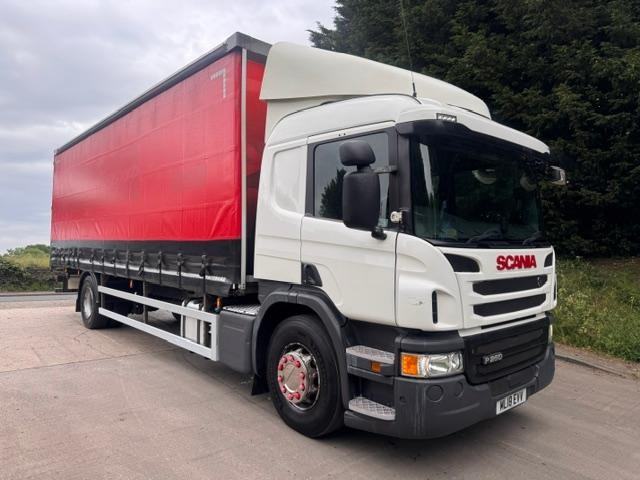 2018 18 Scania P250 E6 Sleeper cab 28ft curtainsider underslung tail-lift
