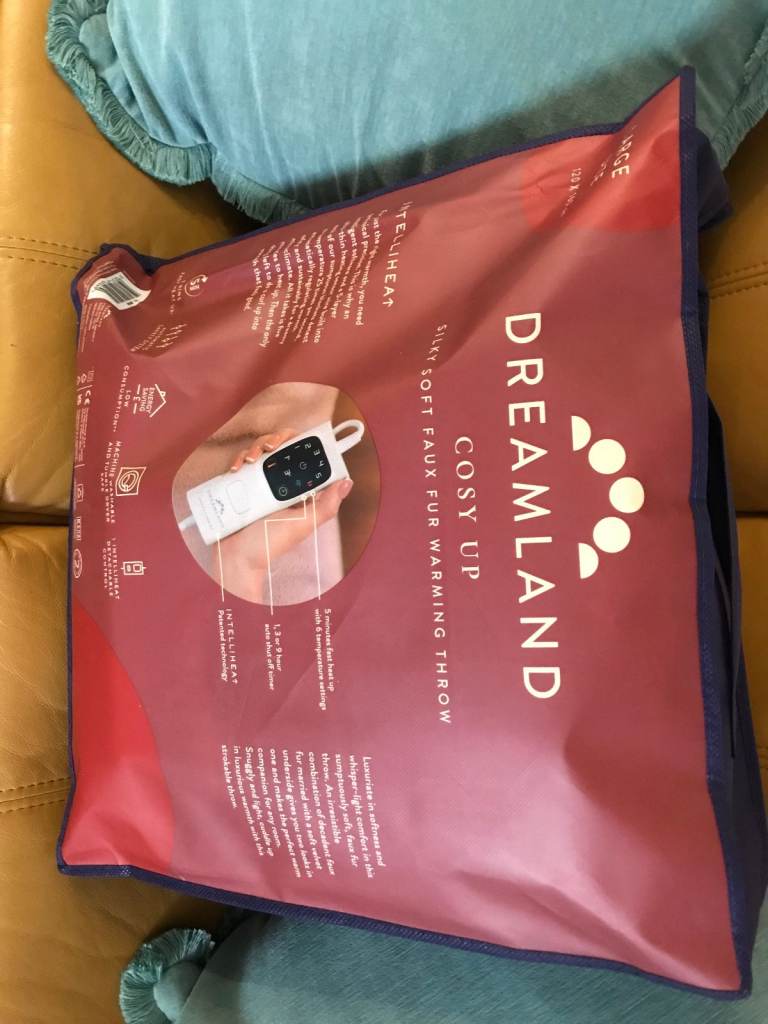 Dreamland electric throw blanket
