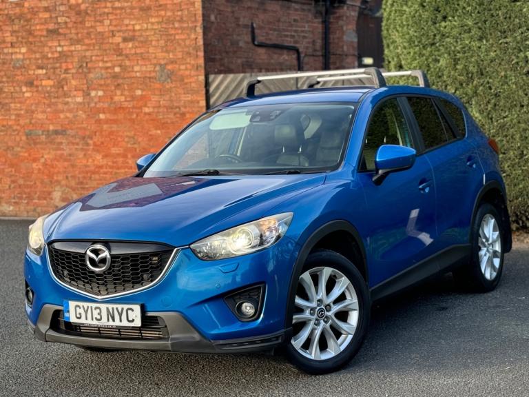 STUNNING BLUE MAZDA CX-5 2.2 D SPORT AWD AUTOMATIC, FULL MAZDA HISTORY, SAT NAV