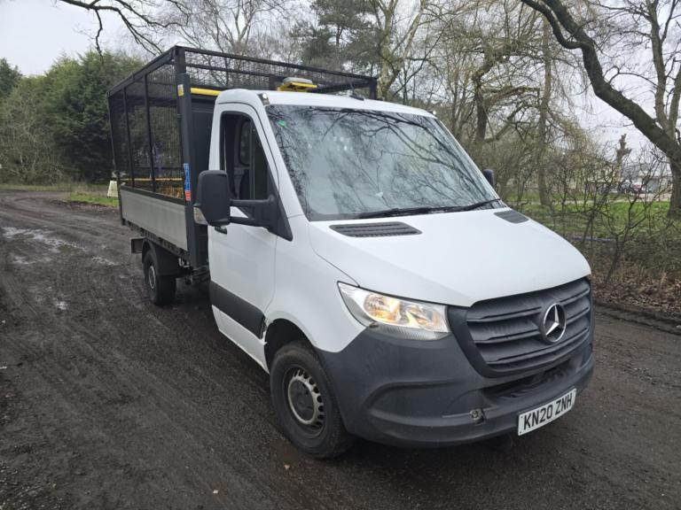 2020 Mercedes-Benz Sprinter 316 caged tipper 88k 2.1 finance available towbar 1 owner delivery  C...
