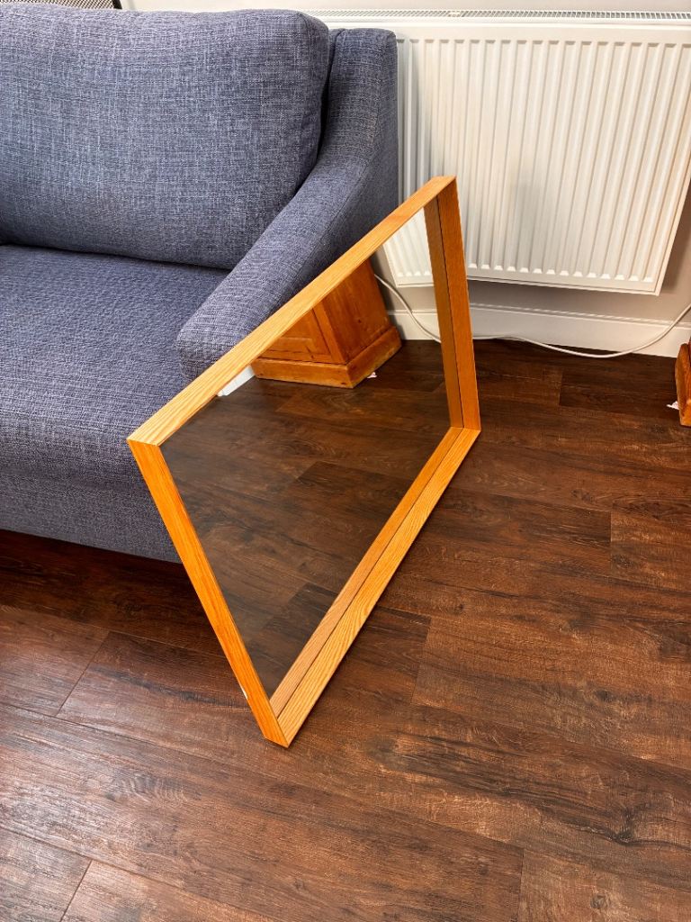 FREE Wooden Framed Wall Mirror – Good Condition