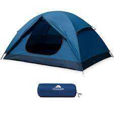 VOYAGER DOME 2 MAN TENT IN PALE BLUE AND YELLOW *BRAND NEW*