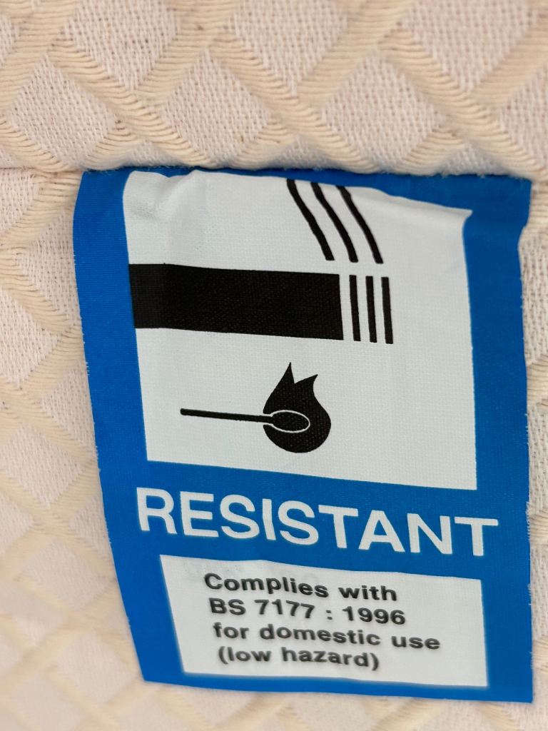 Small single M&S wooden bed and guest mattress