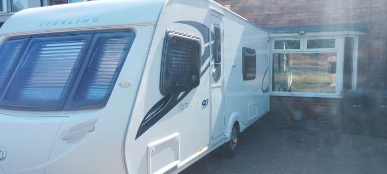 Stirling Eccles fixed bed /end washroom 4 birth caravan