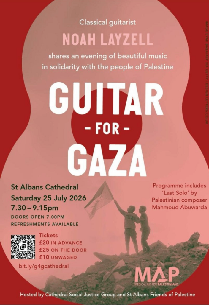 GUITAR FOR GAZA CONCERT