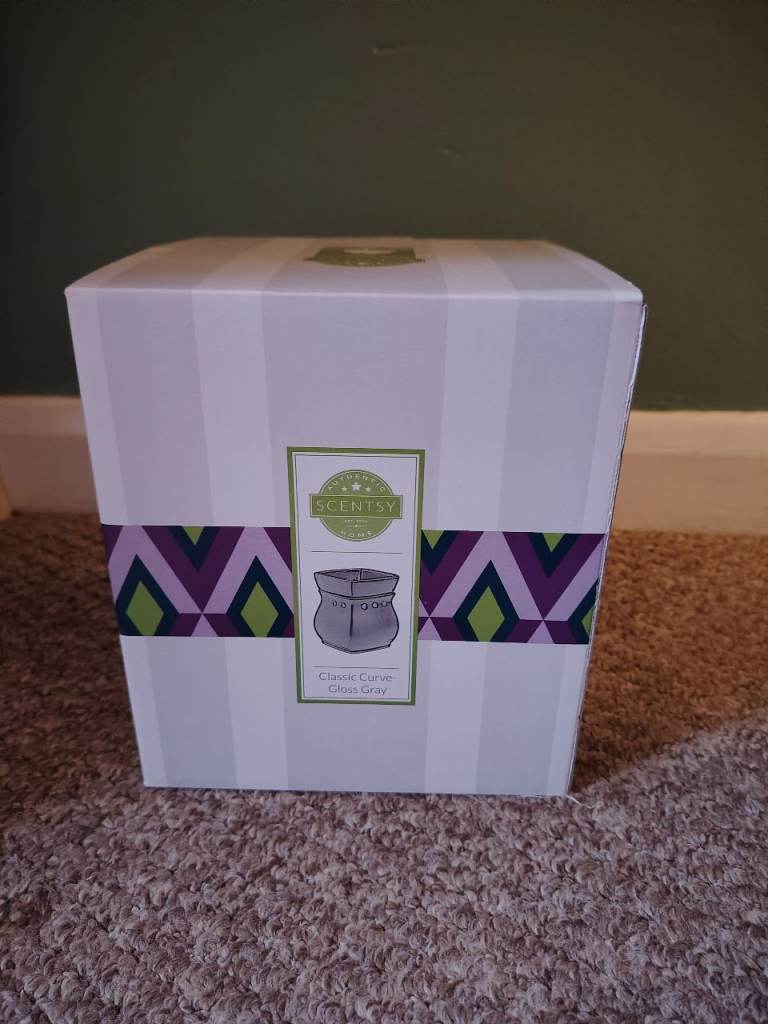 image for SCENTSY LARGE GRAY CERAMIC WARMER - BRAND NEW