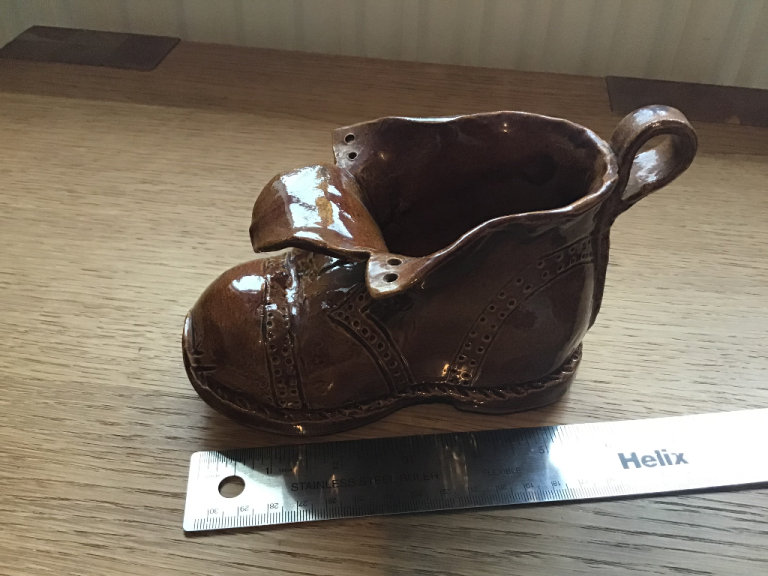 Pottery boot