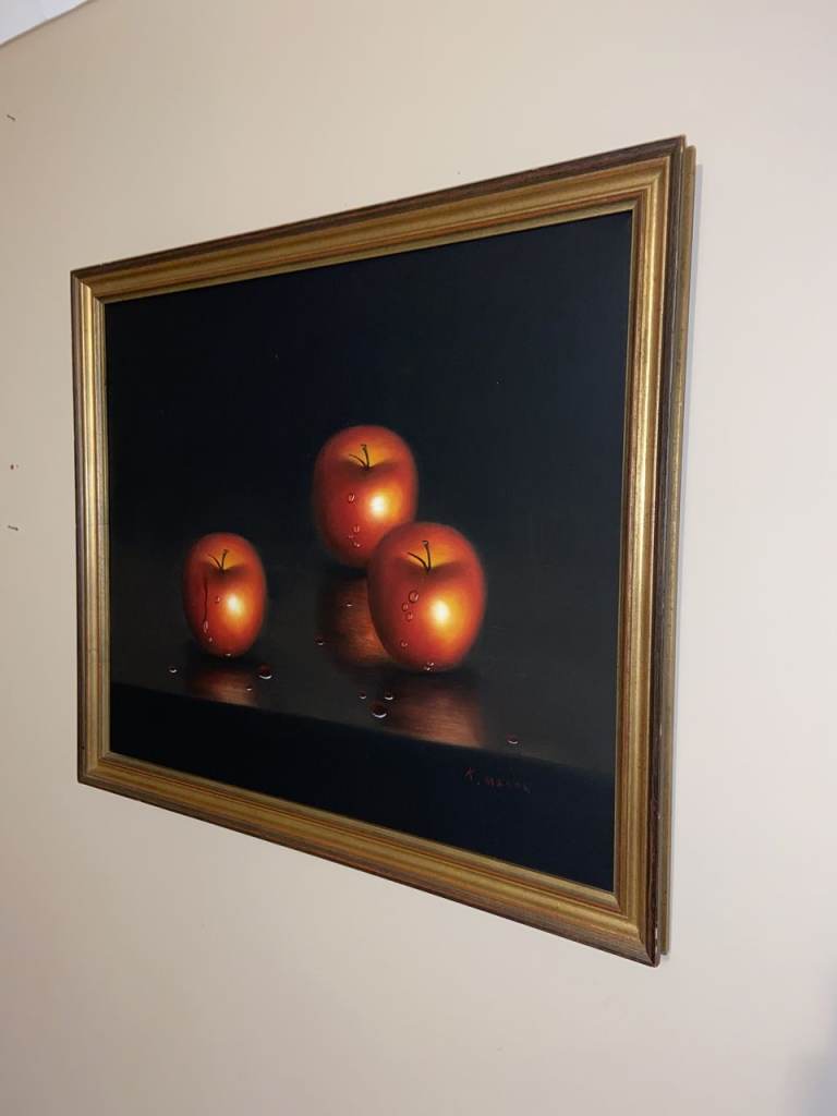 Apple Oil canvas painting