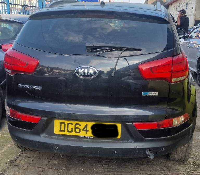 Kia Sportage Tailgate Boot Lid Black 2014