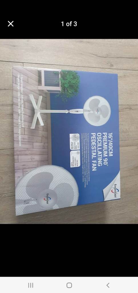 Fan - 16 inch Premium Pedestal Fan (Frontier) - Only 6 Available!