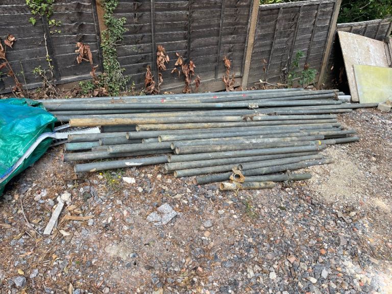 Selection of Metal Pipes/Scaffolding Poles – Fair Condition