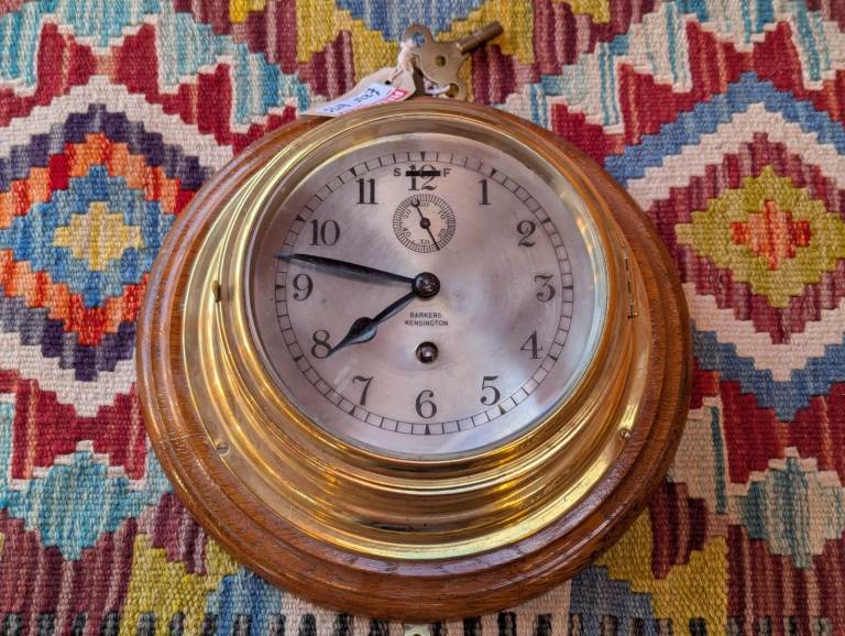 Barker Kensington ships clock