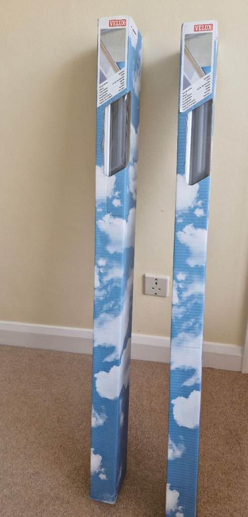 2 unopened Velux blinds