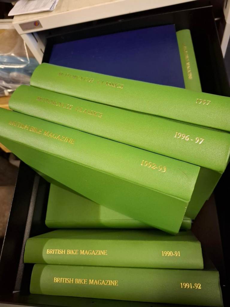 British Bike Classic Bike Classic Motorcycle British Bike Classic Mechanics 69 bound volumes