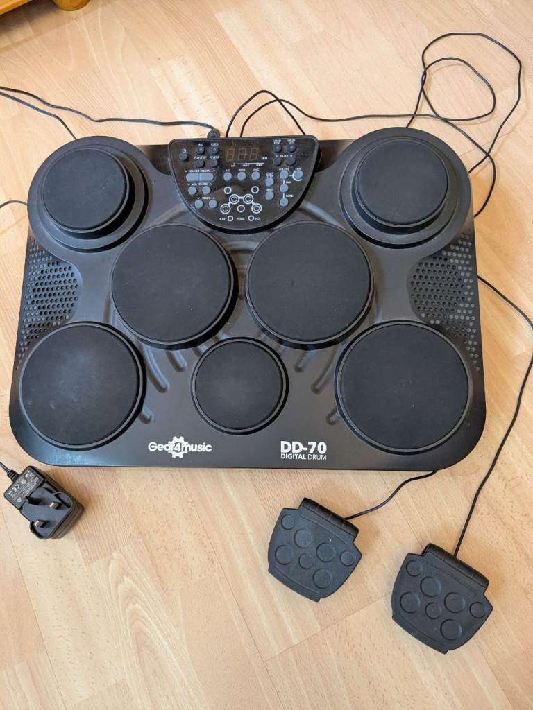 Gear4music DD-70 Digital Drum Kit – Good Working Order