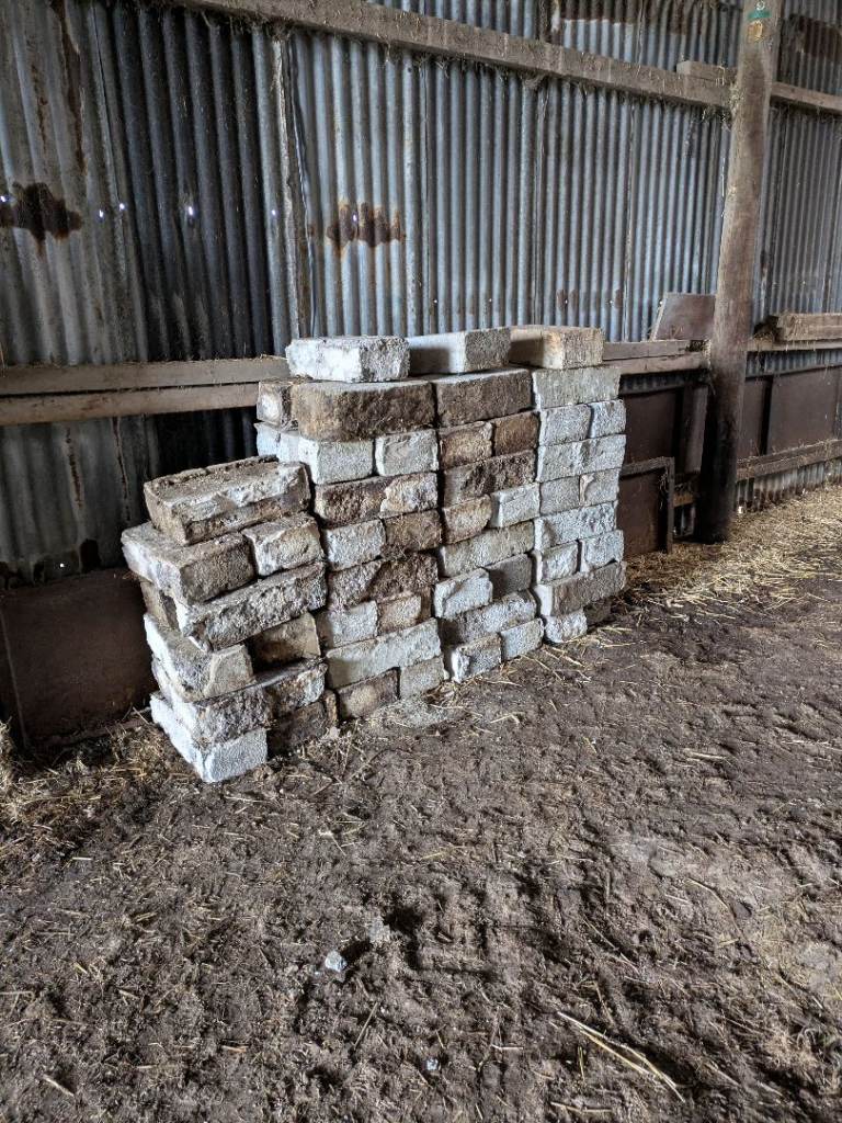 Reclaimed 6inch concrete blocks 
