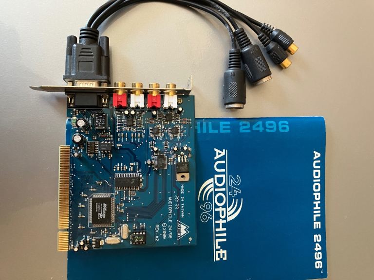 M-Audio Audiophile 24/96 PCI Audio Interface Card – With Breakout Cable
