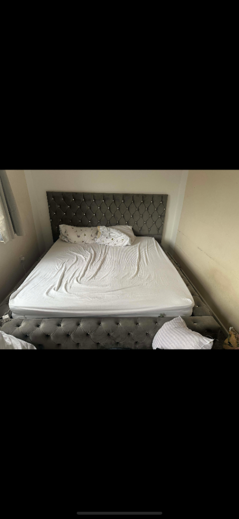 Super king bed and mattress 