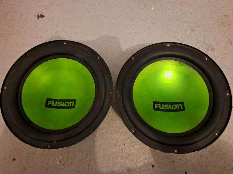 Two 12inch subwoofers