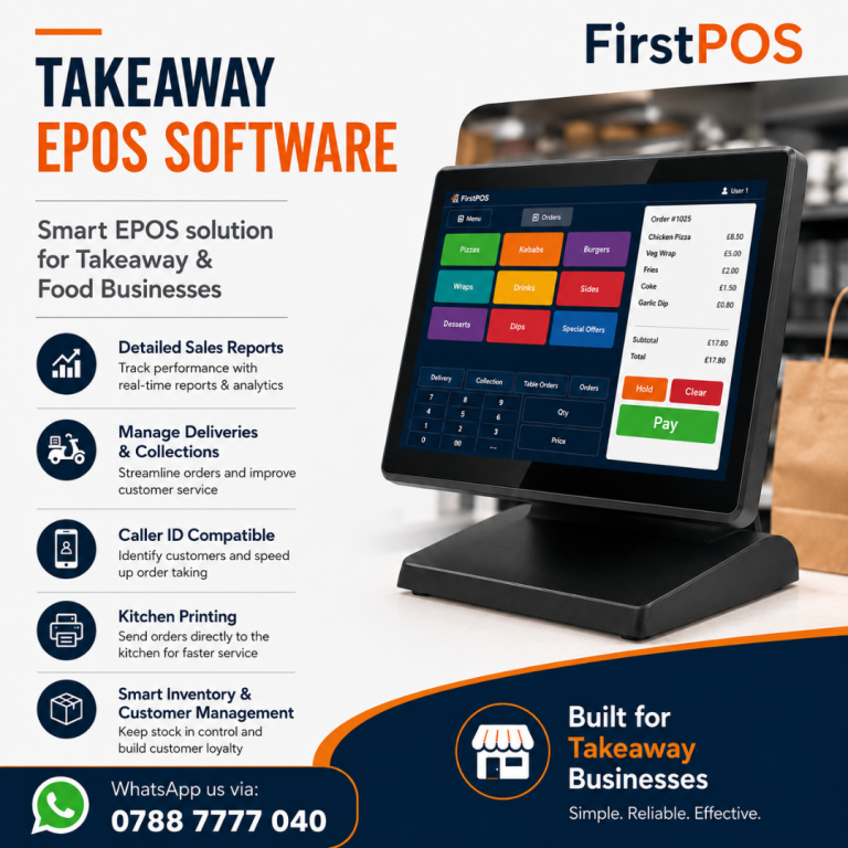 17 Inch Touchscreen EPOS System for Takeaway Businesses