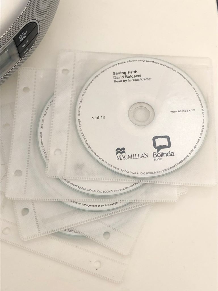 David Baldacci Saving Faith ~ CD Audiobook ~ Unabridged ~ Played Once ~ No Cover