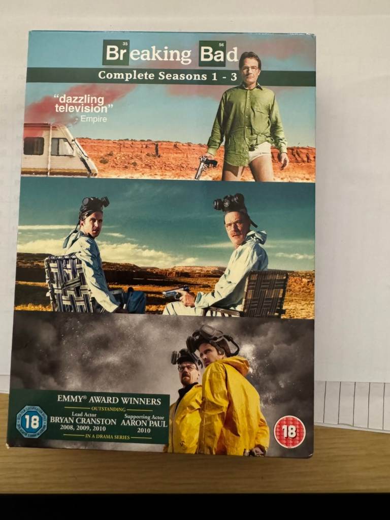 Breaking Bad Complete Seasons 1-3 DVD Box Set