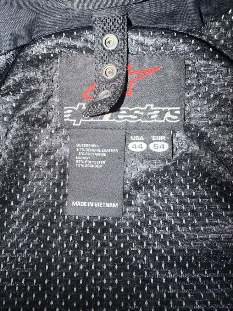 Alpinestars Monster Energy Sports Leather Jacket (EU 54)