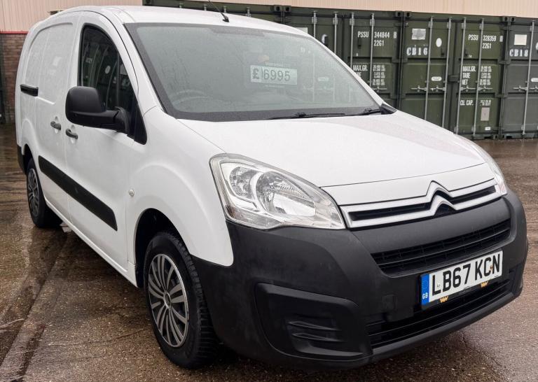 2017 Citroen Berlingo 1.6 BlueHDi 750Kg LX 100ps PANEL VAN Diesel Manual