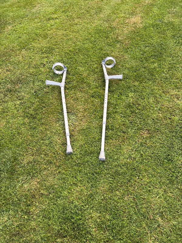 Pair of Adjustable Crutches – Good Condition