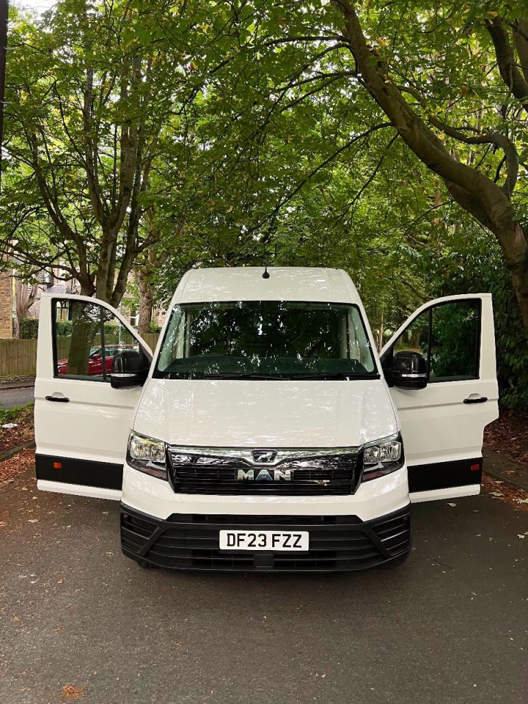No Vat 17k Mikes 2023 Man TGE Lion LWB Hpi Clear Van Like New 