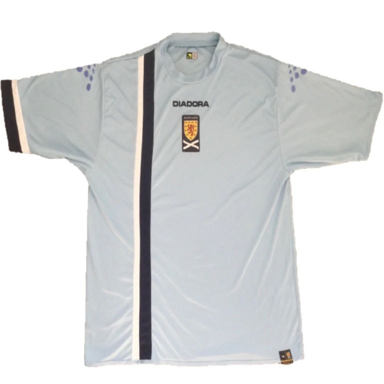 Vintage Diadora Scotland Away Shirt 2005-2007 