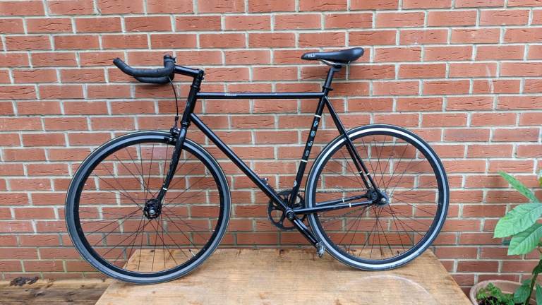 Black Fuji Track Classic Bike - Fast & Smooth Single Speed