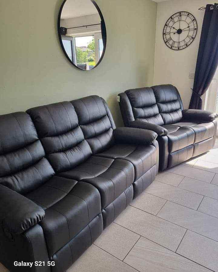 Roma 3 & 2 Seater Recliner Sofa Set – Comfortable Design | Fast Delivery Available ]]]
