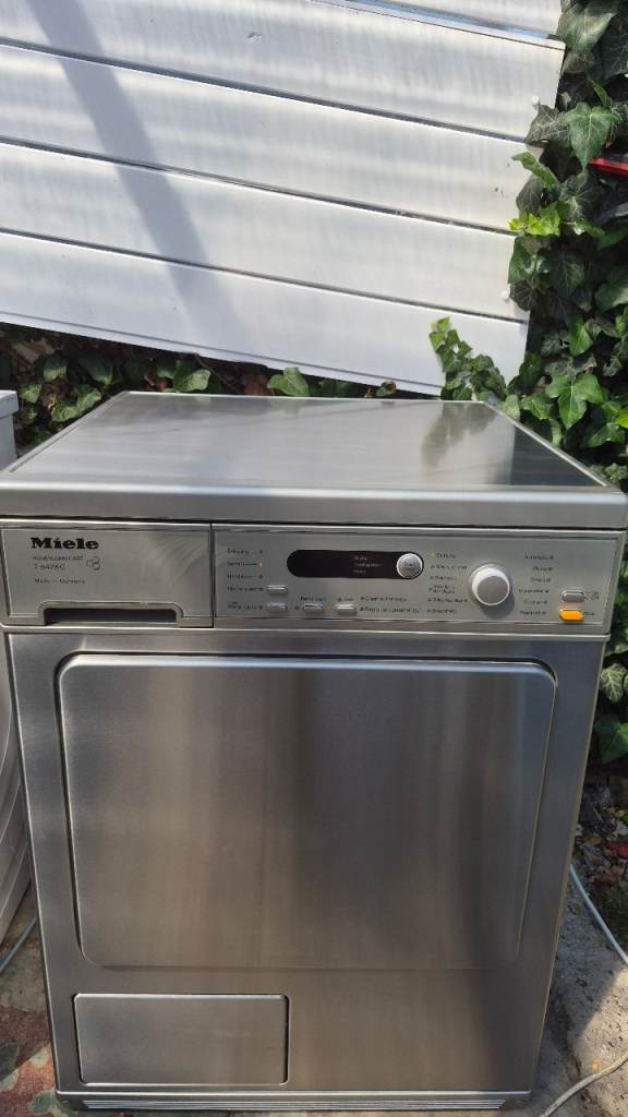 Miele tumble dryer condenser 7kg capacity stainless Steel 