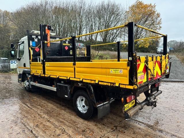 2017 67 DAF LF 180 E6 11ft tipper, front drop side swing lift tar chutes tow bar