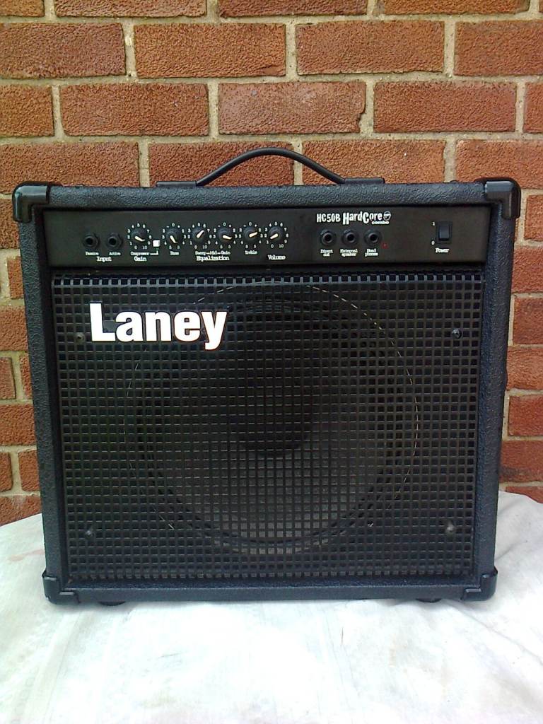 Amp, No Text Please, Laney, HC50B, Hardcore Combo, Max power consumption, 100W Like New