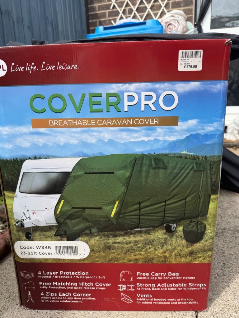 COVERPRO CARAVAN COVER - 23 - 25FT (6.8 - 7.4M) - 8FT WIDE