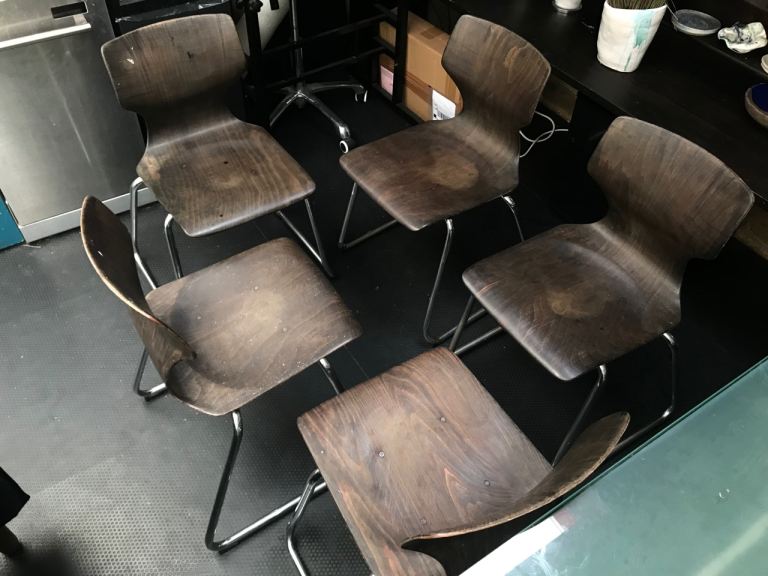 Set of 6, Flötotto Stackable Chair – Good Condition