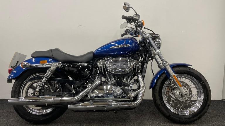 HARLEY XL1200 CUSTOM SPORTSTER ** 12 MONTH MOT- FORWARD CONTROLS - 2 KEYS 