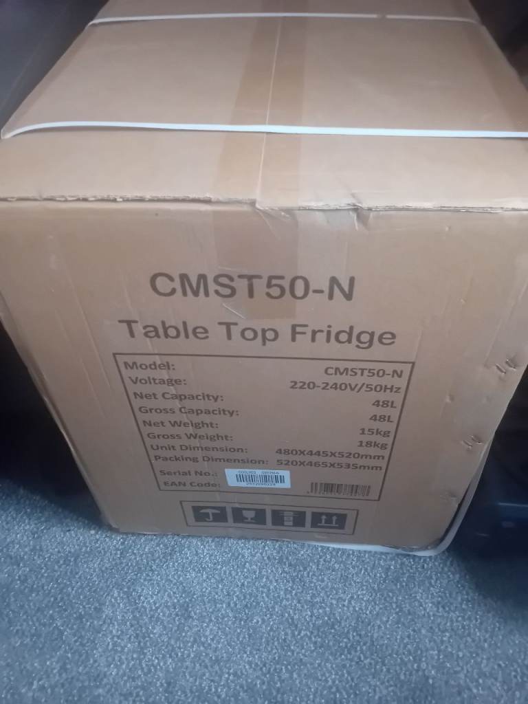 BRAND NEW BOXED Work Top Fridge