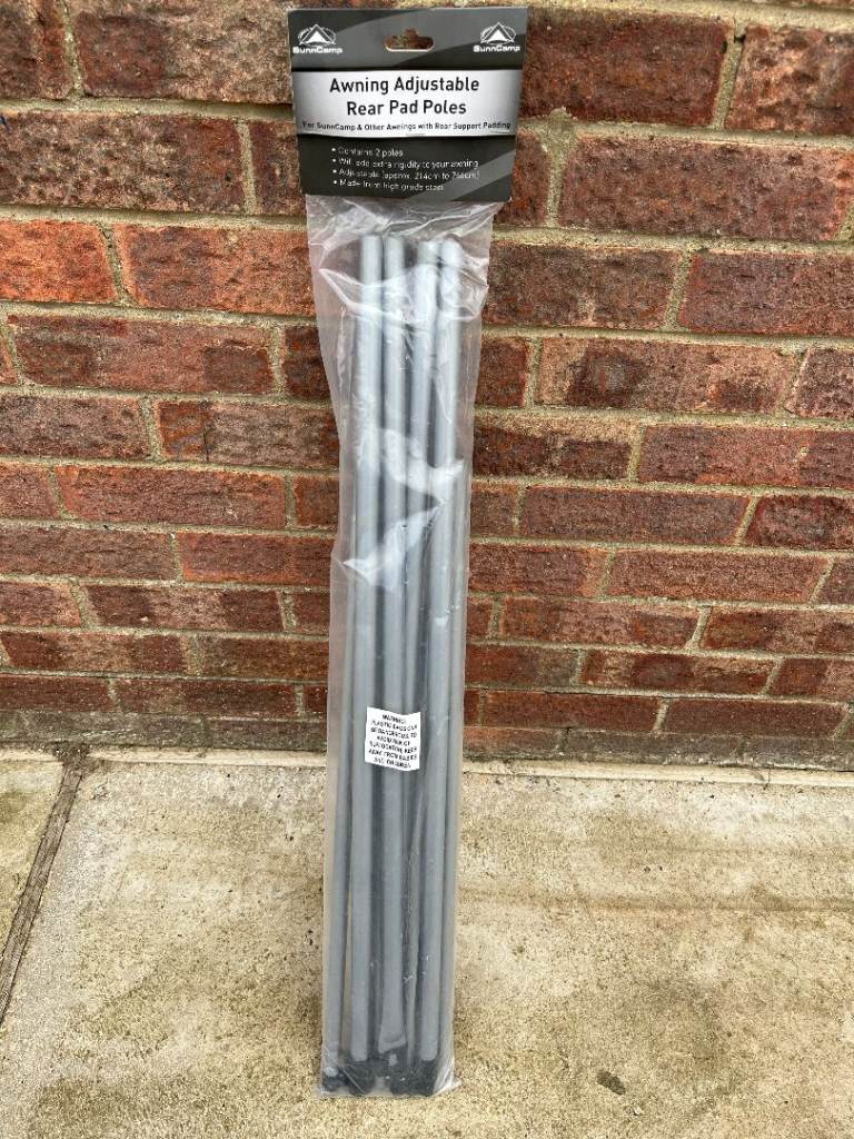 Caravan Sun Camp rear of awning universal pole set